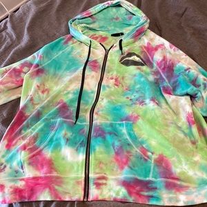 Torrid Tie-Dye Zip up Jacket.